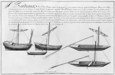 Small Boats, Bordeaux, Illustration from 